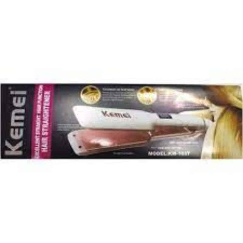Kemei Km-1037 Professional Digital Hair Straightener 3 - Shopping Jin Kemei KM-1037 Professional Digital Hair Straightener - Image 3