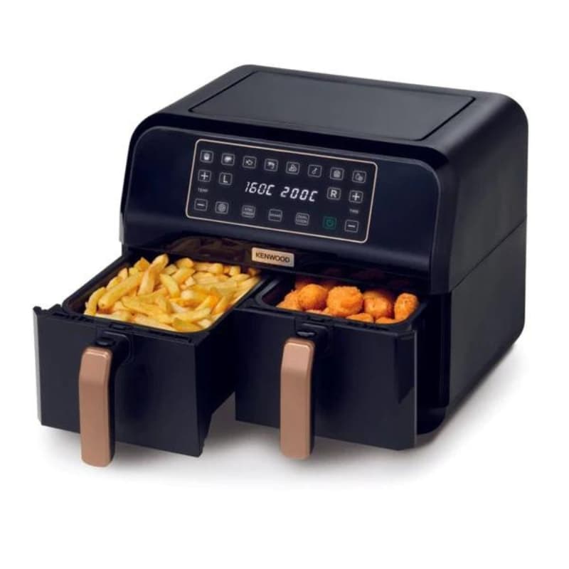 Kenwood Hfp70.000Bk Dual Air Fryer 2 - Shopping Jin Kenwood HFP70.000BK Dual Air Fryer - Image 2