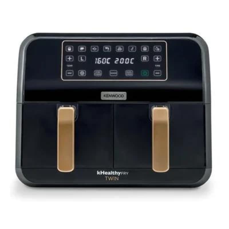 Kenwood Hfp70.000Bk Dual Air Fryer 1 - Shopping Jin Kenwood Dual Air Fryer HFP70 1700 Watts