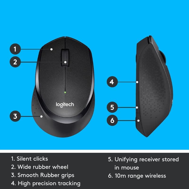 Logitech Silent Plus Wireless Mouse M331 8 - Shopping Jin Logitech Silent Plus Wireless Mouse-M331