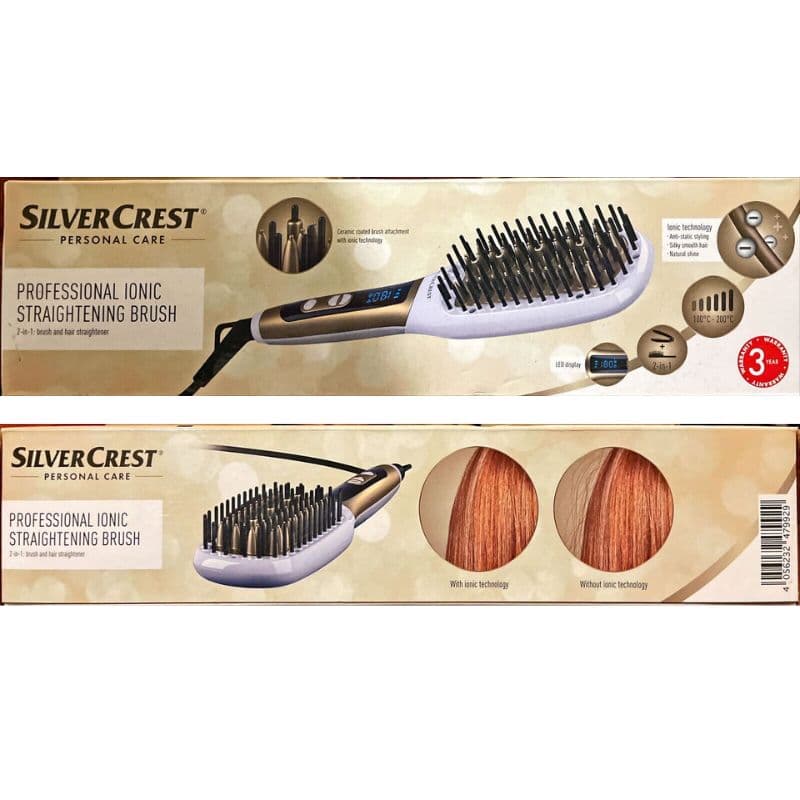 Silvercrest Hair Straightening Brush-Shgbp-58 B3 5 - Shopping Jin Silvercrest Hair Straightening Brush-SHGBP-58 B3