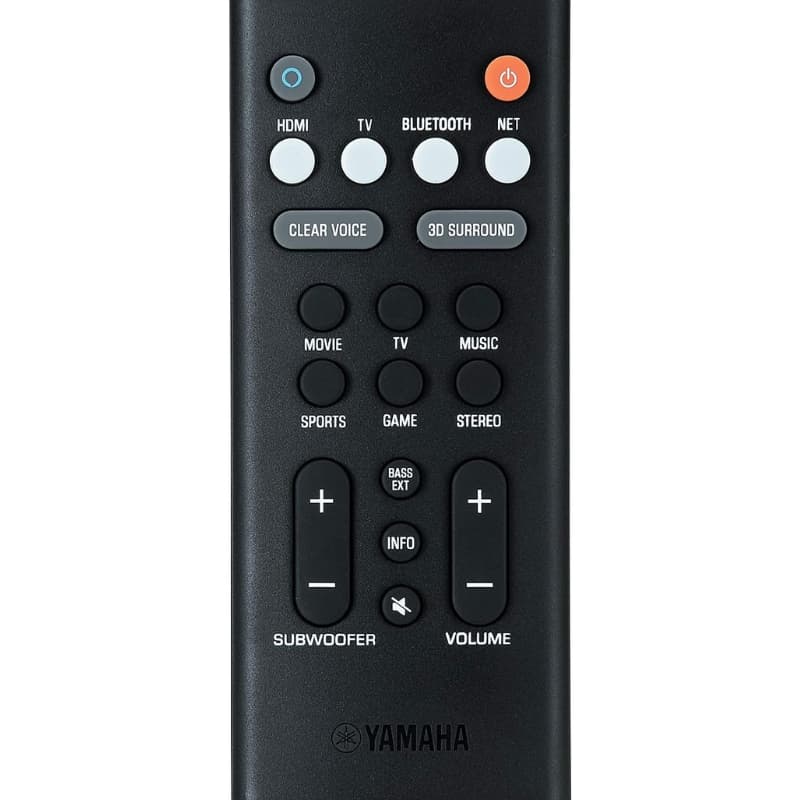 Yamaha Soundbar Yas-209 2.1Ch With Dts Virtual:x 5 - Shopping Jin Yamaha Soundbar YAS-209 remote