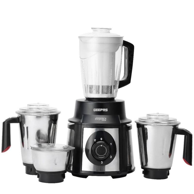 Geepas Gsb5457 1000 Watts 5-In-1 Mixer Grinder 1 - Shopping Jin Geepas 5-IN-1 Mixer Grinder-GSB54571000 Watts