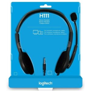 Logitech Stereo Business Headset H111 19 - Shopping Jin Logitech Stereo Business Headset H111