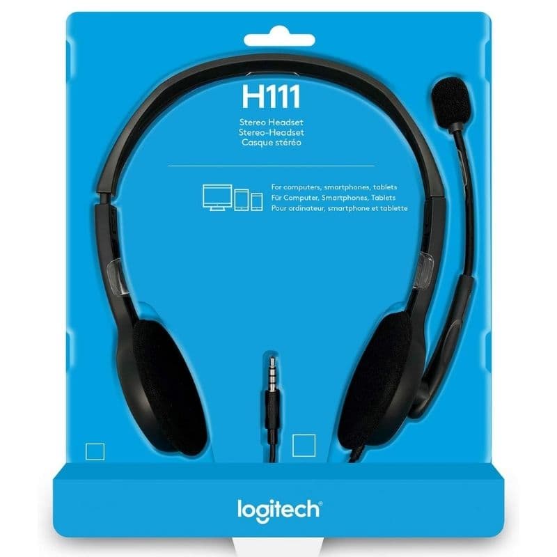 Logitech Stereo Business Headset H111 10 - Shopping Jin Logitech Stereo Business Headset H111