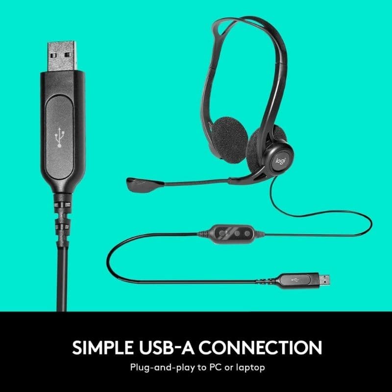Logitech Usb Headset (Noise-Cancelling) H370 6 - Shopping Jin Logitech USB Headset (Noise-Cancelling) H370