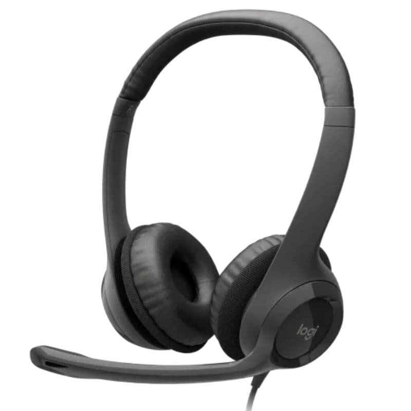Logitech Usb Headset (Noise-Cancelling) H390 1 - Shopping Jin Logitech USB Headset (Noise-Cancelling) H390